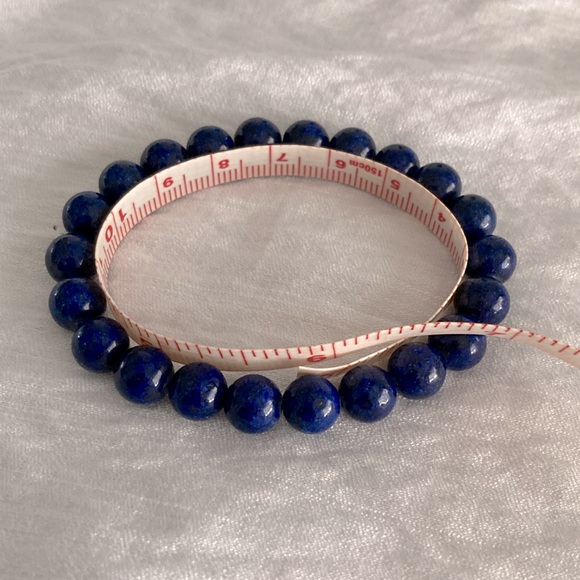 New Bracelet Beaded Stretch Blue Women’s - Picture 4 of 7